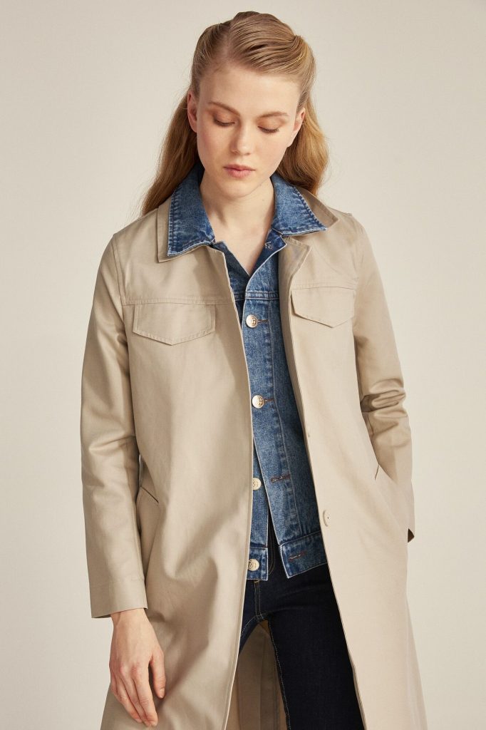 chaqueta vaquera y abrigo