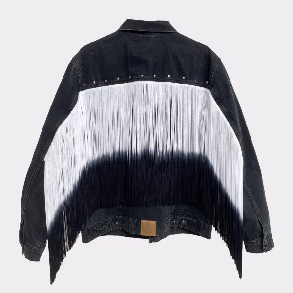 chaqueta vaquera viva suecia flecos