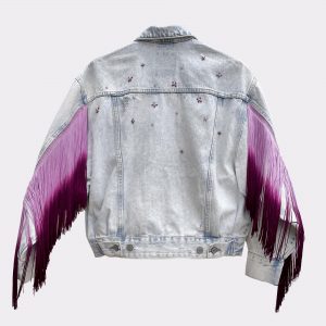 chaqueta personalizada con flecos