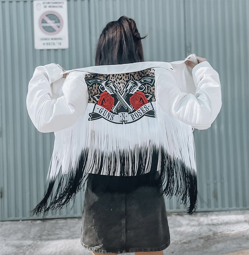 chaqueta guns blanca