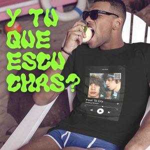 camiseta personalizada cancion