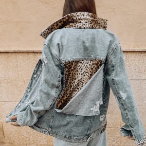chaqueta leopardo personalizada