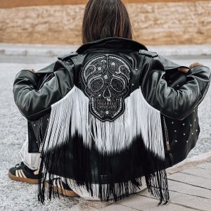 chaqueta personalizada fleco
