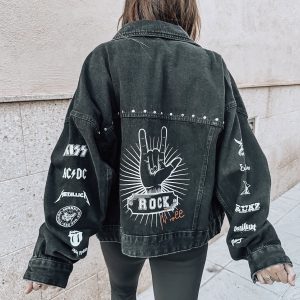 Chaqueta personalizada rock 90