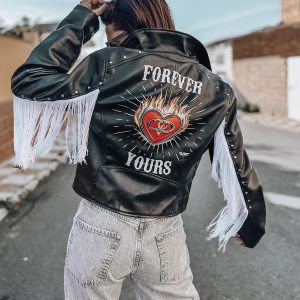 chaqueta personalizada novia rock