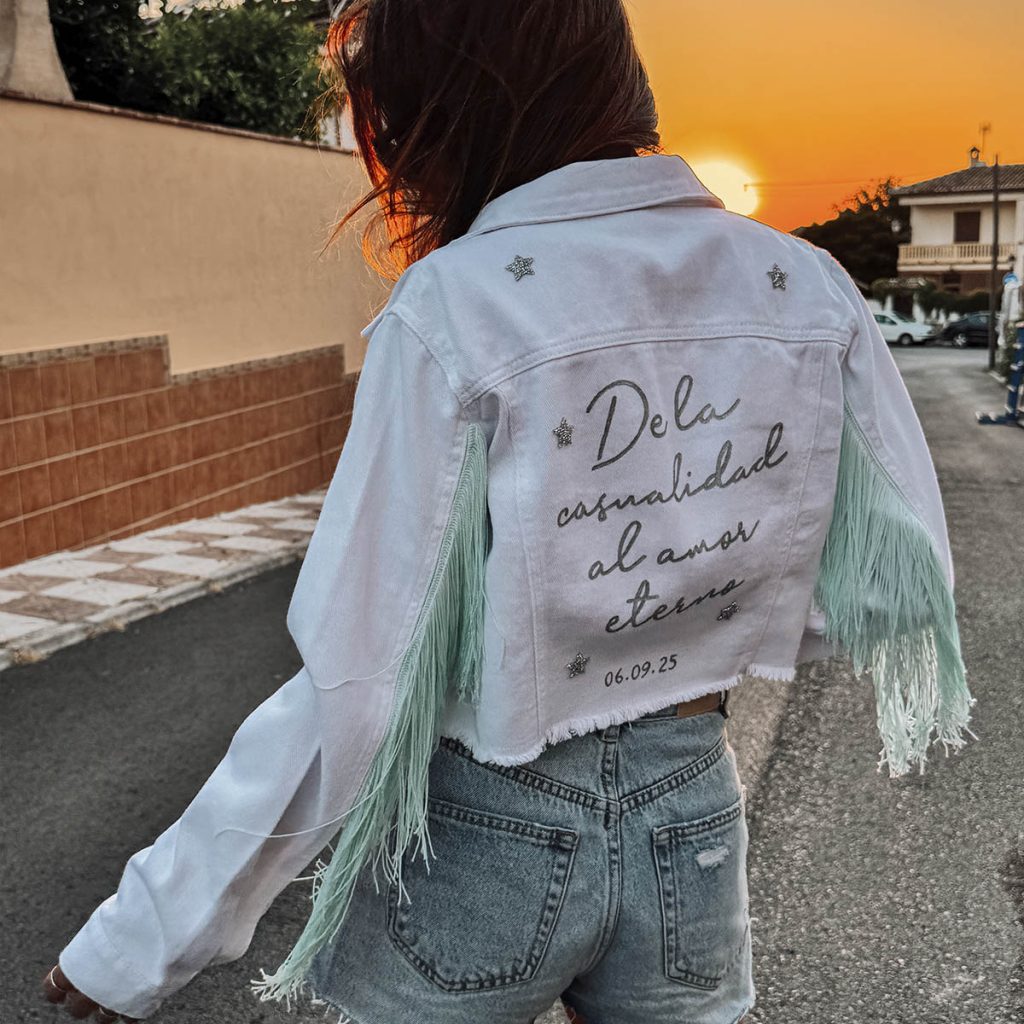 chaqueta novia boda