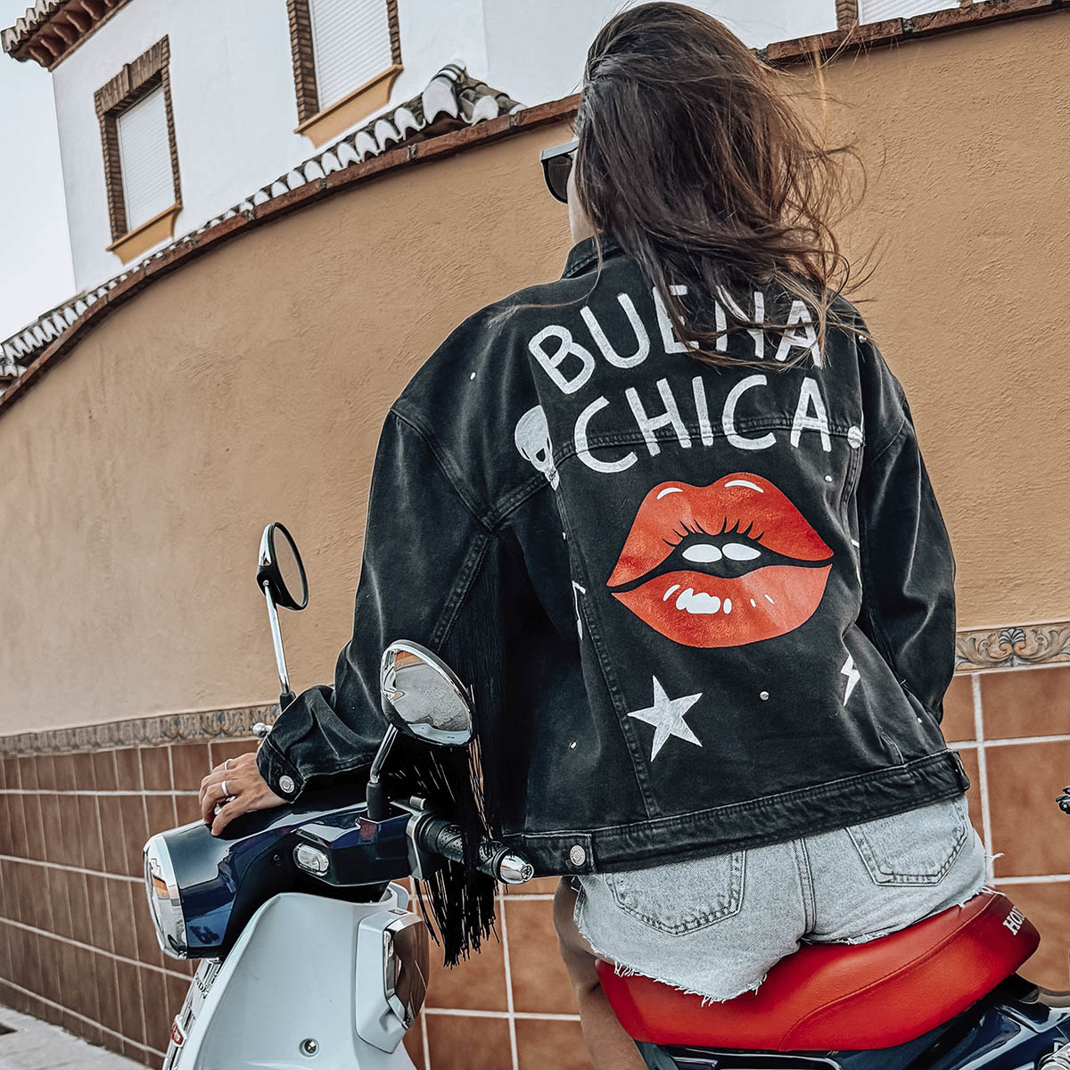 buena chica chaqueta personalizada2