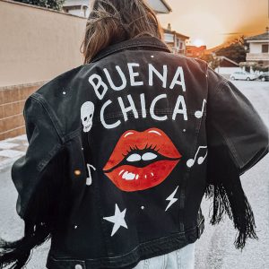 buena chica chaqueta personalizada