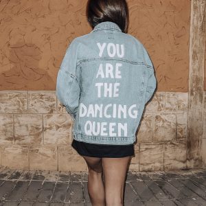 chaqueta personalizada con frase