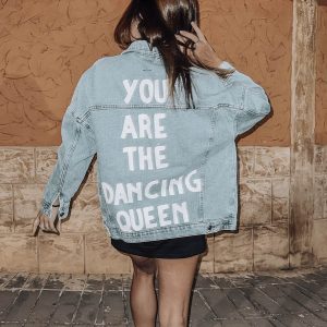 chaqueta personalizada con frase
