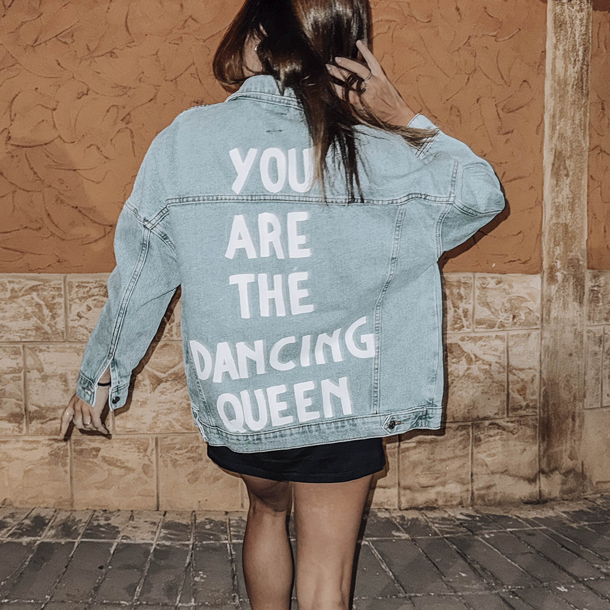 chaqueta personalizada con frase