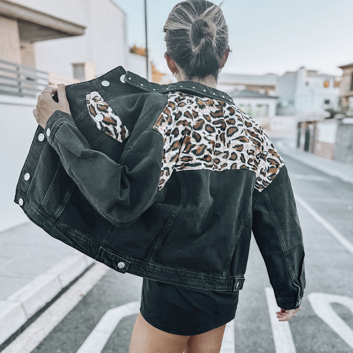 leopardo chaqueta personalizada