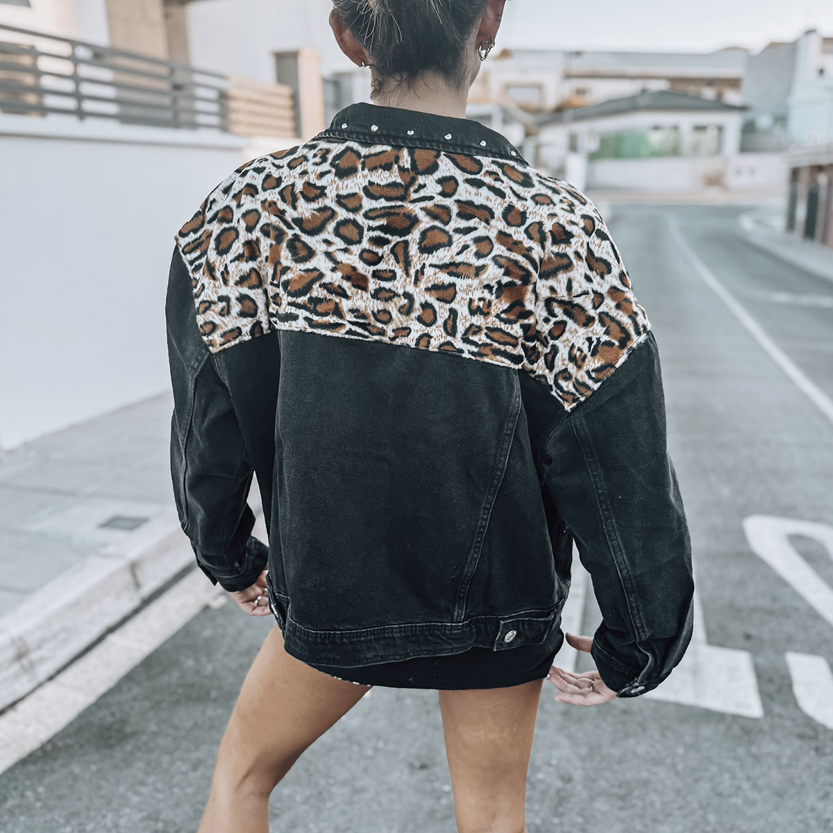 leopardo chaqueta personalizada