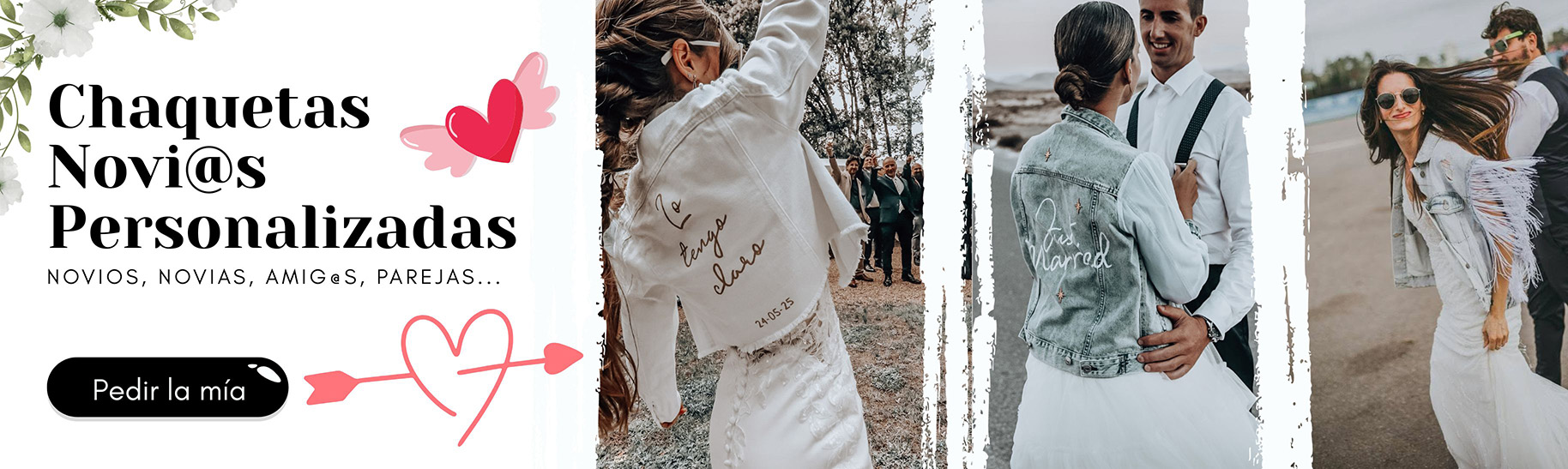 chaquetas cazadoras personalizada novia