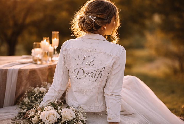 Frases para chaquetas de novia